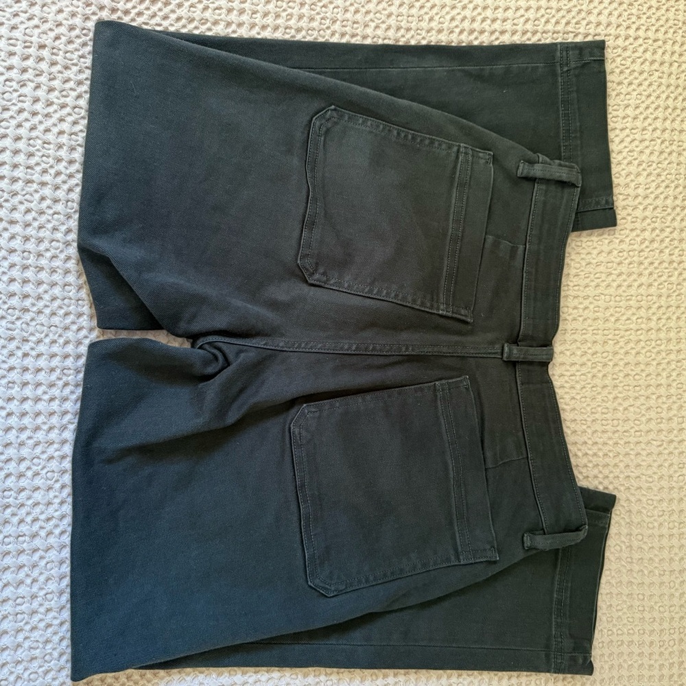 Everlane The Slim Leg Crop Jeans Black Size 4 High Rise Stretch Denim - Picture 5 of 10